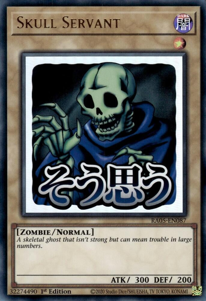 Image for Skull Servant (RA05-EN087) [Rarity Collection 5] - YuGiOh