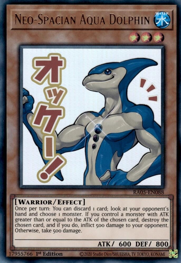 Image for Neo-Spacian Aqua Dolphin (RA05-EN088) [Rarity Collection 5] - YuGiOh