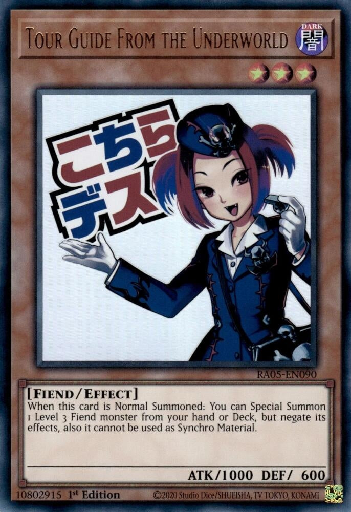 Image for Tour Guide From the Underworld (RA05-EN090) [Rarity Collection 5] - YuGiOh