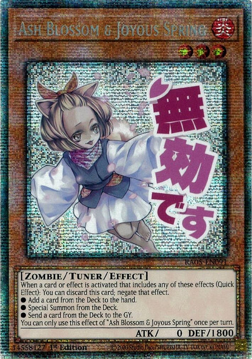 Image for Ash Blossom & Joyous Spring (Starlight Rare) (RA05-EN091) [Rarity Collection 5] - YuGiOh