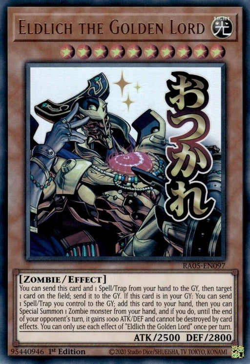 Image for Eldlich the Golden Lord (RA05-EN097) [Rarity Collection 5] - YuGiOh