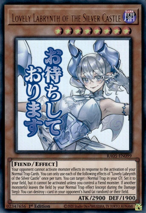 Image for Lovely Labrynth of the Silver Castle (RA05-EN099) [Rarity Collection 5] - YuGiOh