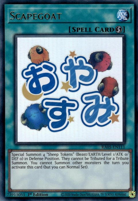 Image for Scapegoat (RA05-EN111) [Rarity Collection 5] - YuGiOh