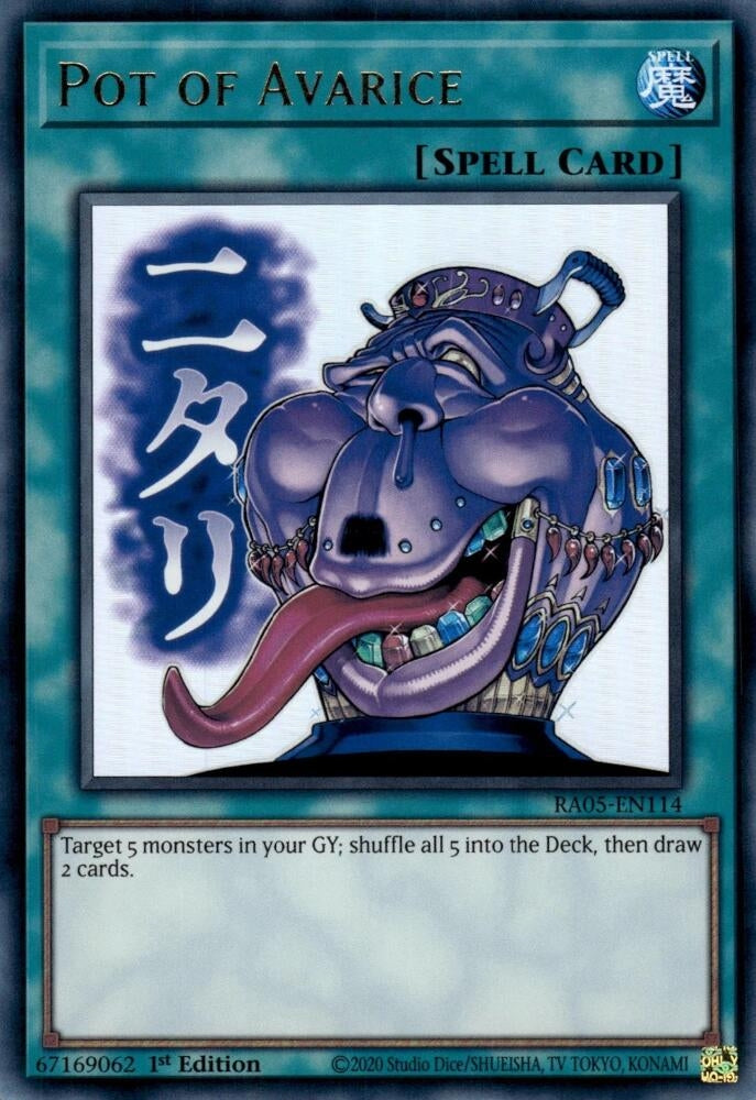 Image for Pot of Avarice (RA05-EN114) [Rarity Collection 5] - YuGiOh