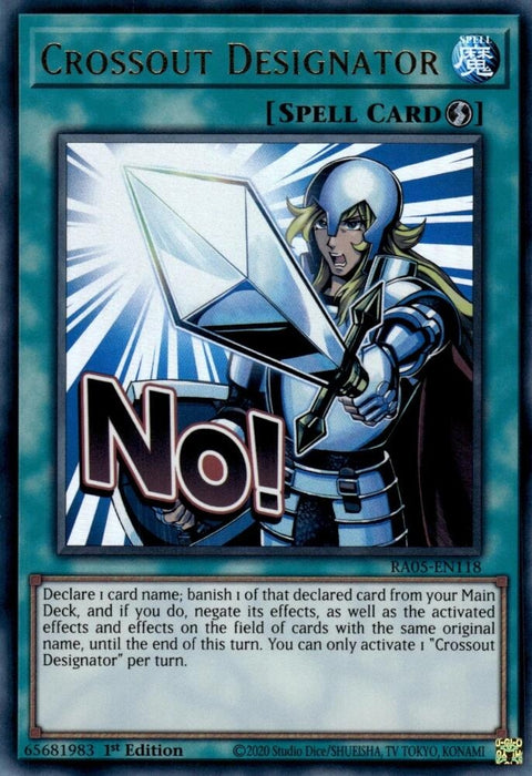 Image for Crossout Designator (RA05-EN118) [Rarity Collection 5] - YuGiOh