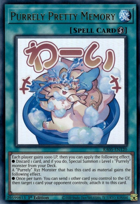 Image for Purrely Pretty Memory (RA05-EN120) [Rarity Collection 5] - YuGiOh