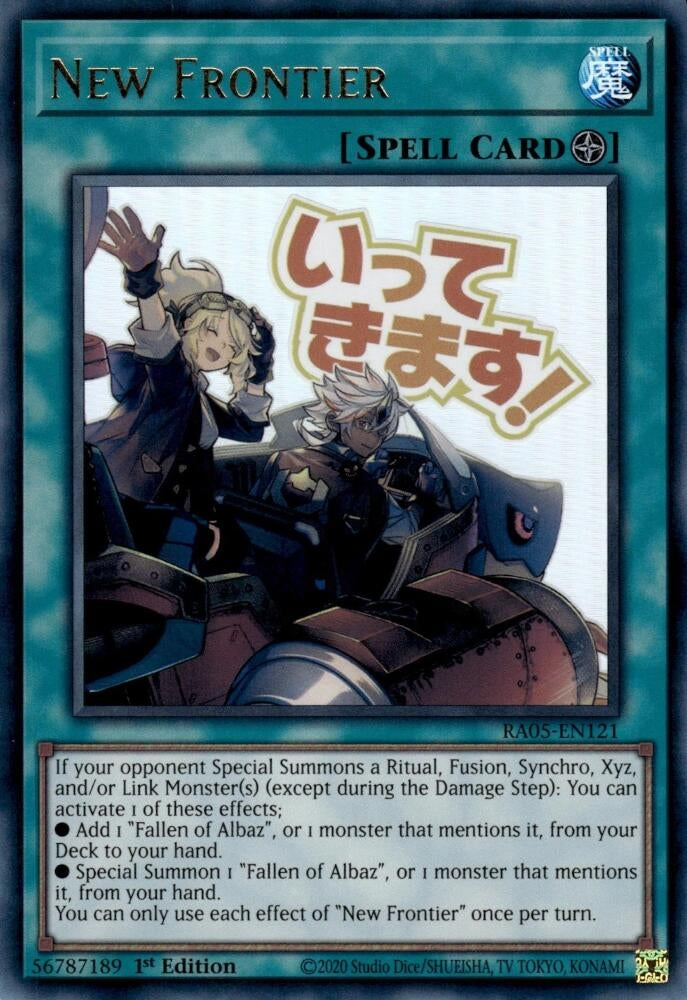 Image for New Frontier (RA05-EN121) [Rarity Collection 5] - YuGiOh