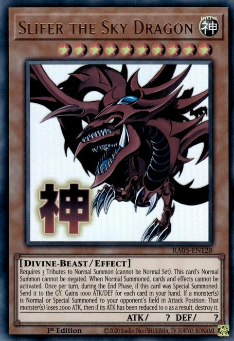 Image for Slifer the Sky Dragon (RA05-EN128) [Rarity Collection 5] - YuGiOh
