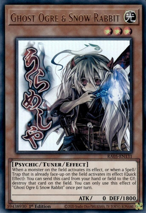 Image for Ghost Ogre & Snow Rabbit (RA05-EN131) [Rarity Collection 5] - YuGiOh
