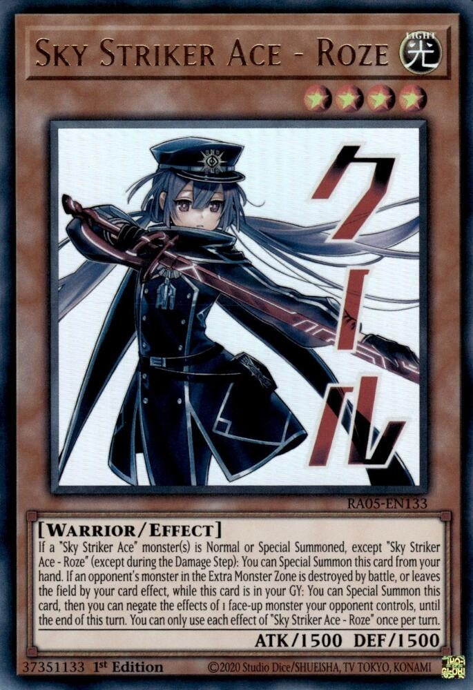 Image for Sky Striker Ace - Roze (RA05-EN133) [Rarity Collection 5] - YuGiOh