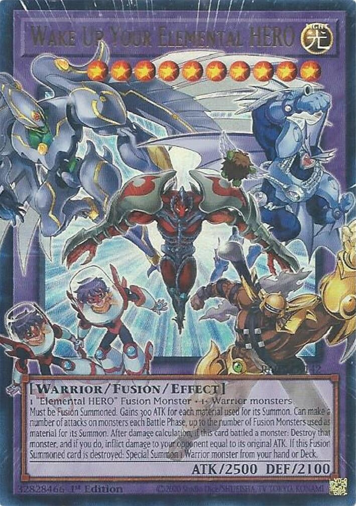 Image for Wake Up Your Elemental HERO (RA05-EN142) [Rarity Collection 5] - YuGiOh