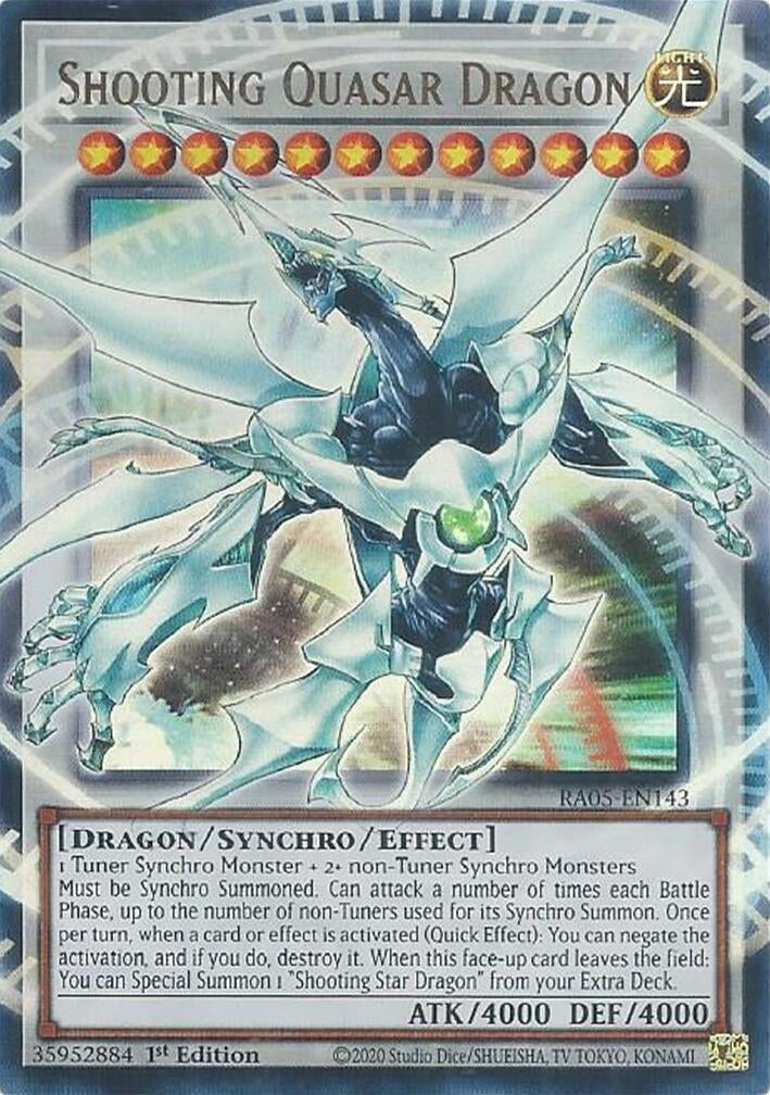 Image for Shooting Quasar Dragon (RA05-EN143) [Rarity Collection 5] - YuGiOh