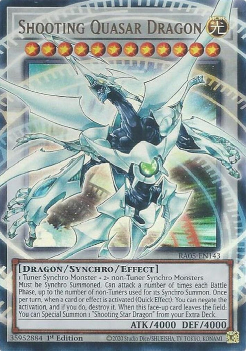 Image for Shooting Quasar Dragon (RA05-EN143) [Rarity Collection 5] - YuGiOh