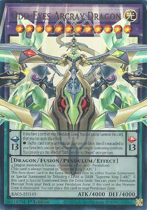 Image for Odd-Eyes Arcray Dragon (RA05-EN145) [Rarity Collection 5] - YuGiOh
