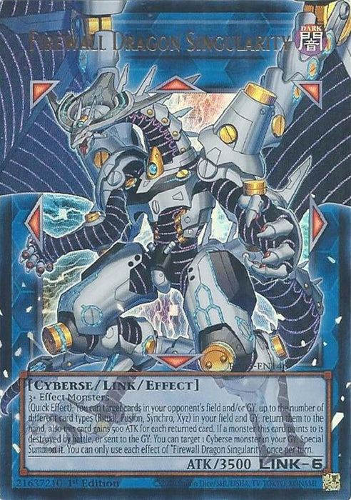Image for Firewall Dragon Singularity (RA05-EN146) [Rarity Collection 5] - YuGiOh