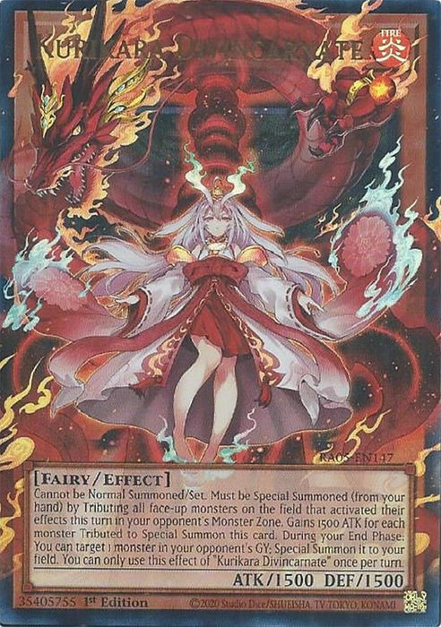 Image for Kurikara Divincarnate (RA05-EN147) [Rarity Collection 5] - YuGiOh