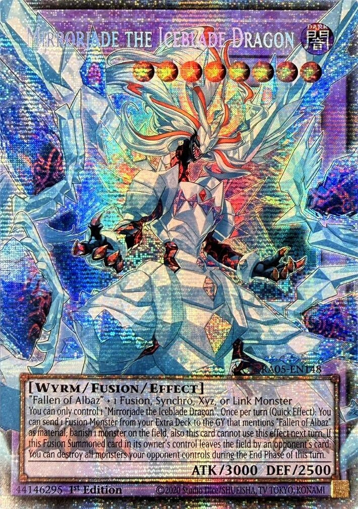 Image for Mirrorjade the Iceblade Dragon (Starlight Rare) (RA05-EN148) [Rarity Collection 5] - YuGiOh