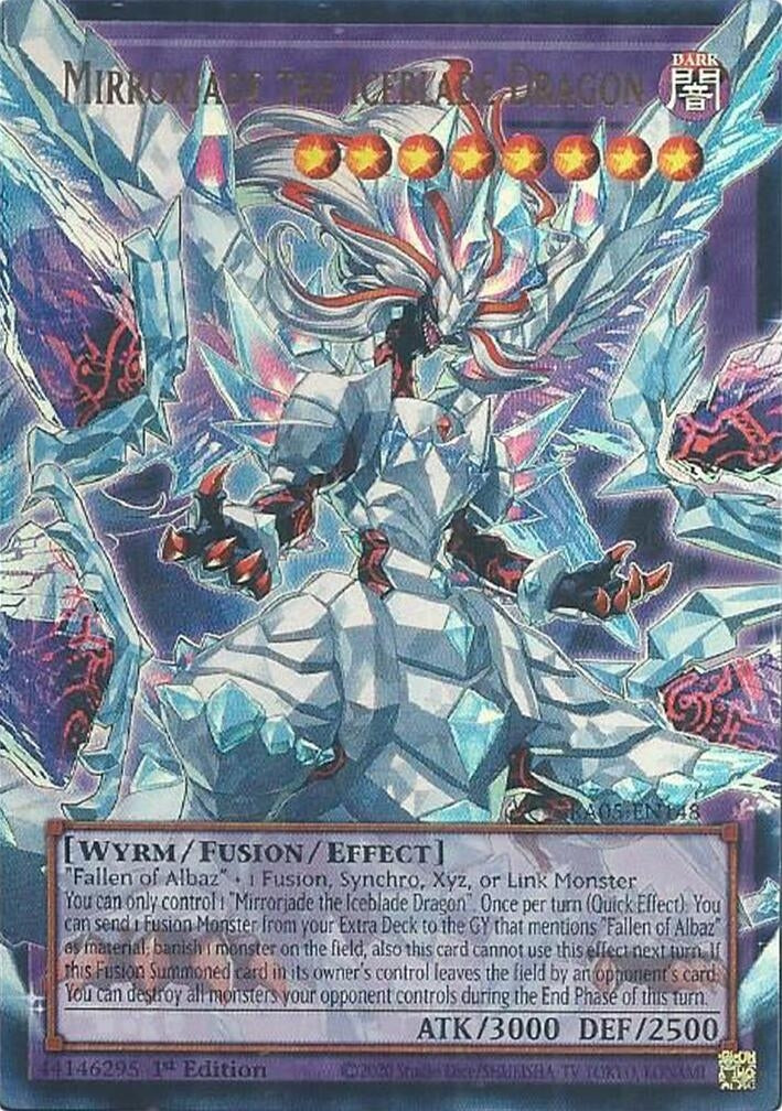 Image for Mirrorjade the Iceblade Dragon (RA05-EN148) [Rarity Collection 5] - YuGiOh