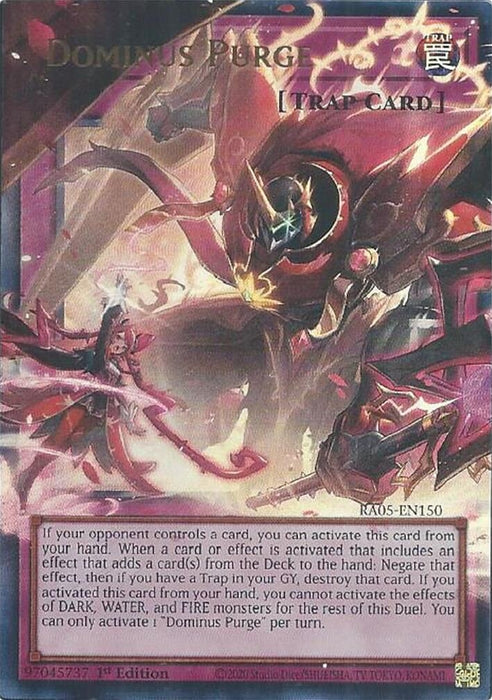 Image for Dominus Purge (Extended Art) (RA05-EN150) [Rarity Collection 5] - YuGiOh