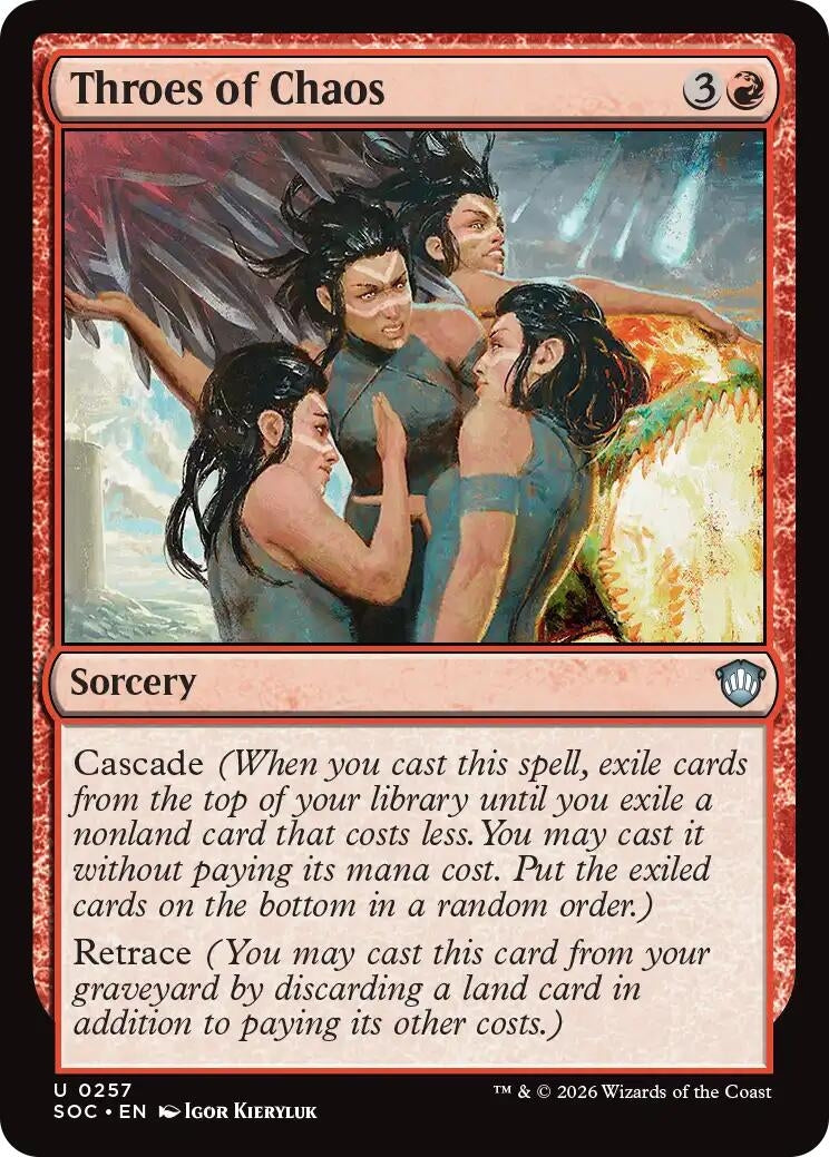 Image for Throes of Chaos (257) [Secrets of Strixhaven] - Magic: The Gathering