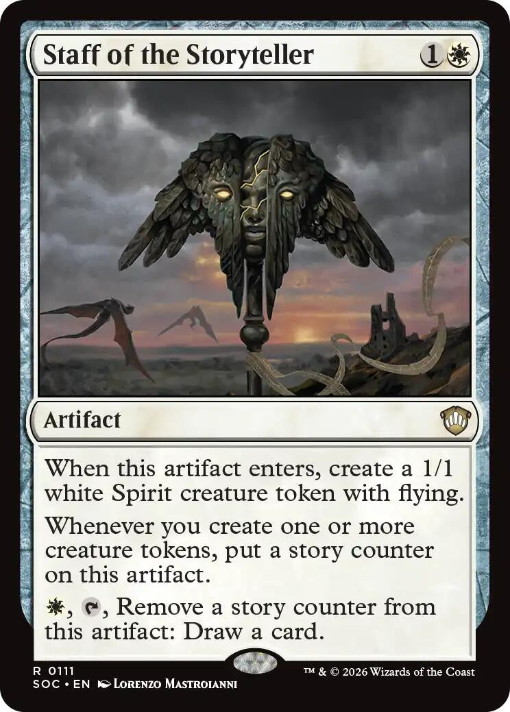 Image for Staff of the Storyteller (111) [Secrets of Strixhaven] - Magic: The Gathering