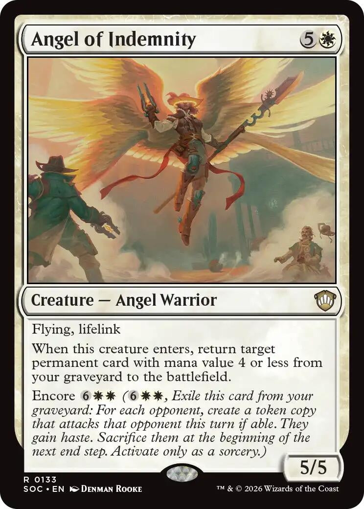 Image for Angel of Indemnity (133) [Secrets of Strixhaven] - Magic: The Gathering