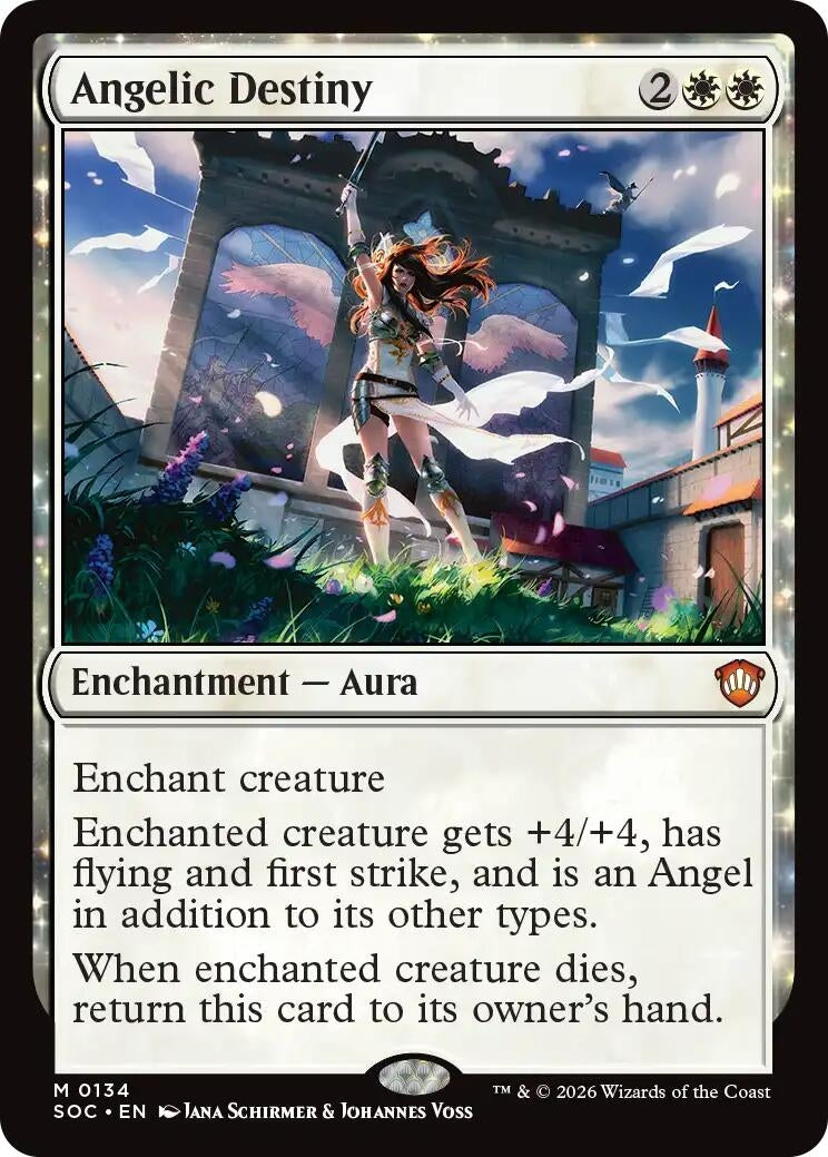 Image for Angelic Destiny (134) [Secrets of Strixhaven] - Magic: The Gathering