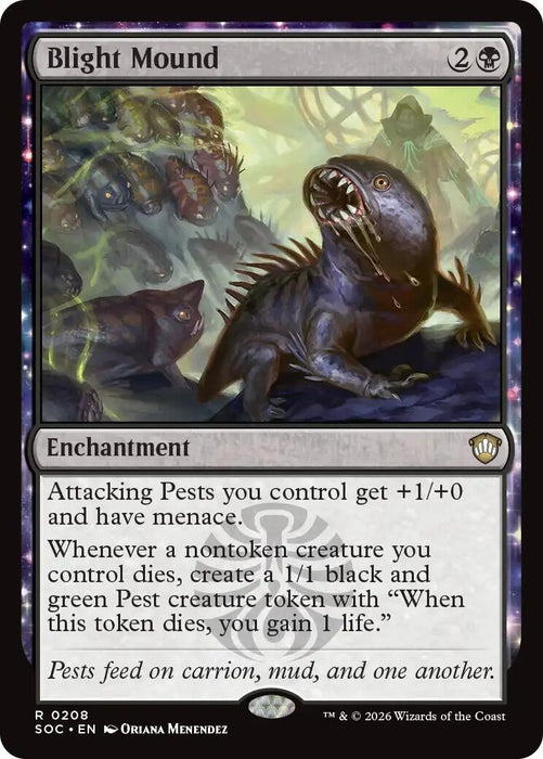 Image for Blight Mound (208) [Secrets of Strixhaven] - Magic: The Gathering