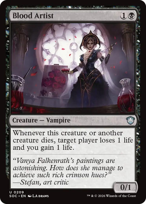 Image for Blood Artist (209) [Secrets of Strixhaven] - Magic: The Gathering