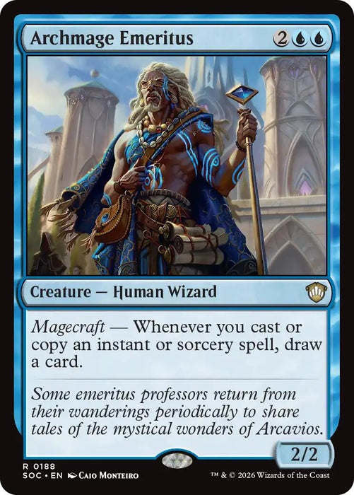 Image for Archmage Emeritus (188) [Secrets of Strixhaven] - Magic: The Gathering