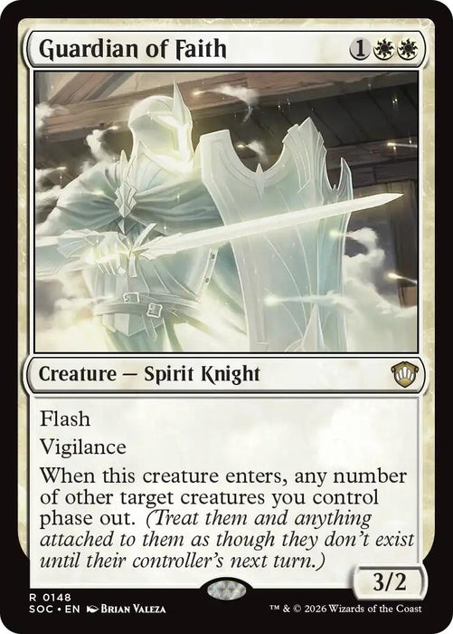 Image for Guardian of Faith (148) [Secrets of Strixhaven] - Magic: The Gathering