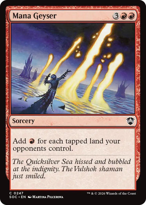Image for Mana Geyser (247) [Secrets of Strixhaven] - Magic: The Gathering