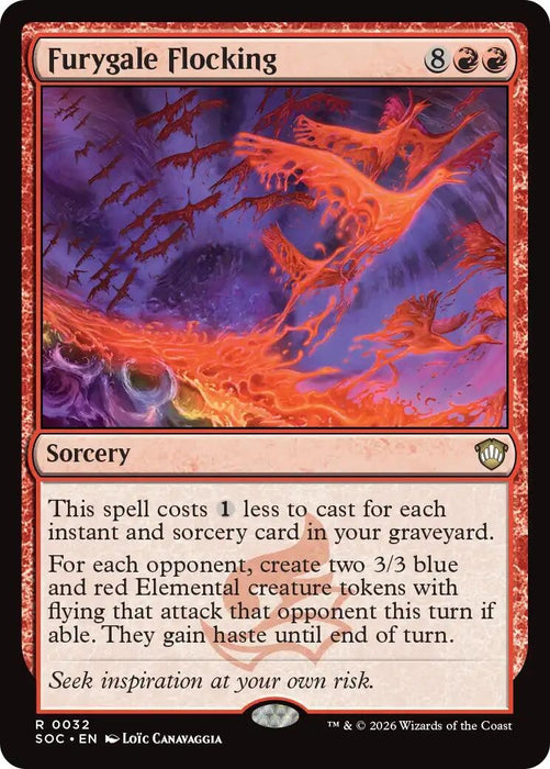 Image for Furygale Flocking (32) [Secrets of Strixhaven] - Magic: The Gathering