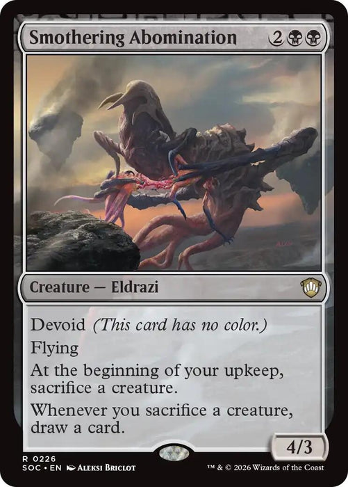 Image for Smothering Abomination (226) [Secrets of Strixhaven] - Magic: The Gathering