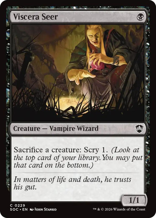Image for Viscera Seer (229) [Secrets of Strixhaven] - Magic: The Gathering