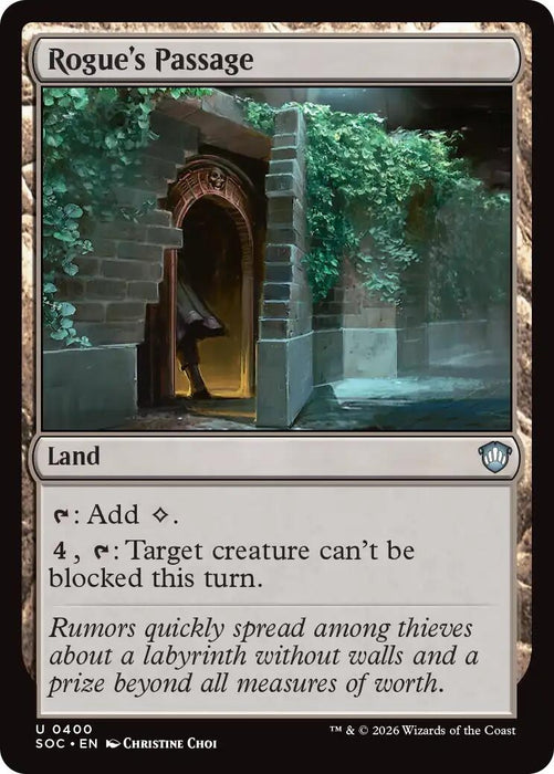Image for Rogue's Passage (400) [Secrets of Strixhaven] - Magic: The Gathering