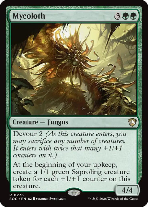 Image for Mycoloth (276) [Secrets of Strixhaven] - Magic: The Gathering