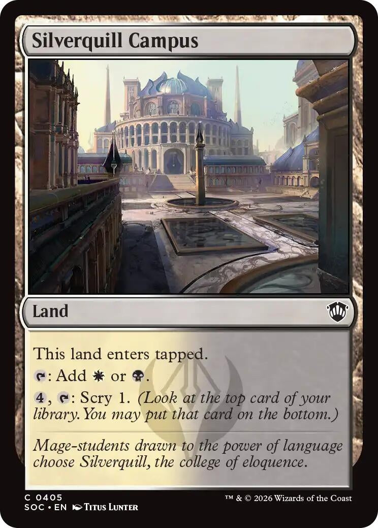 Image for Silverquill Campus (405) [Secrets of Strixhaven] - Magic: The Gathering