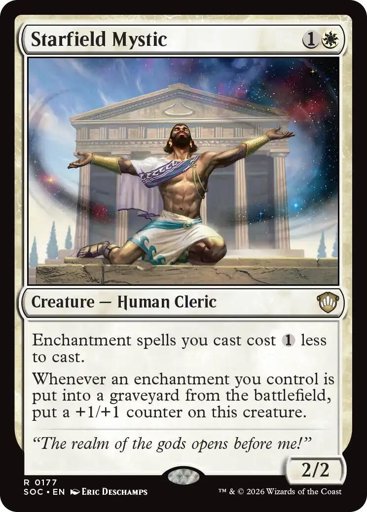Image for Starfield Mystic (177) [Secrets of Strixhaven] - Magic: The Gathering