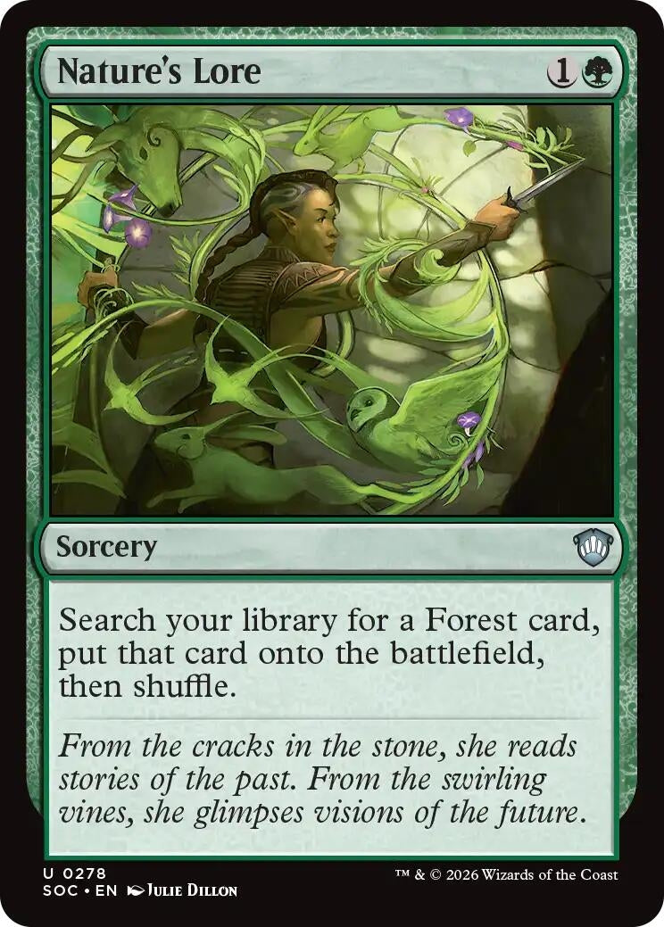 Image for Nature's Lore (278) [Secrets of Strixhaven] - Magic: The Gathering