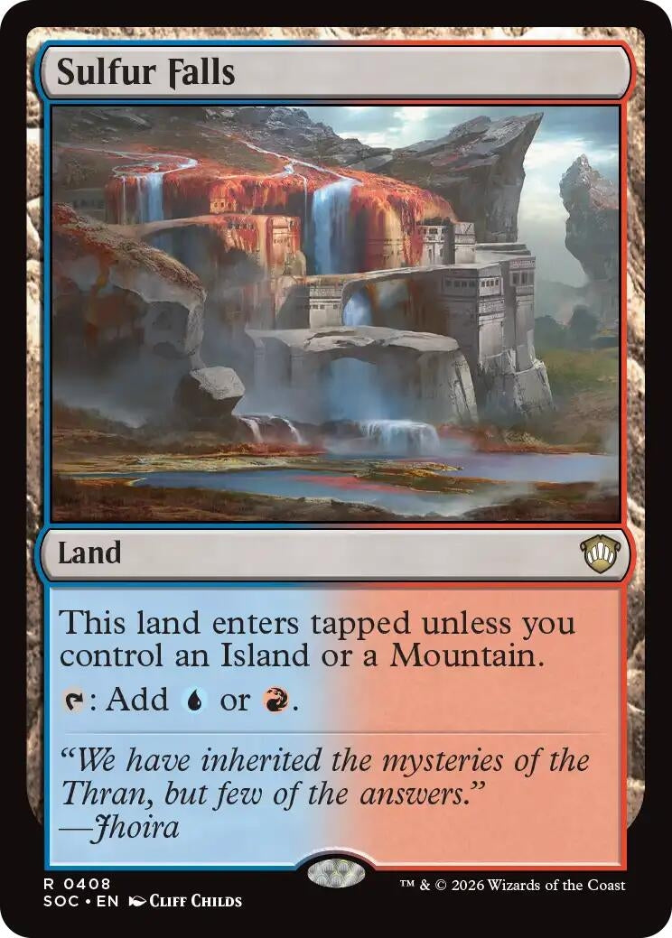 Image for Sulfur Falls (408) [Secrets of Strixhaven] - Magic: The Gathering