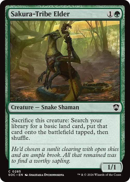 Image for Sakura-Tribe Elder (285) [Secrets of Strixhaven] - Magic: The Gathering