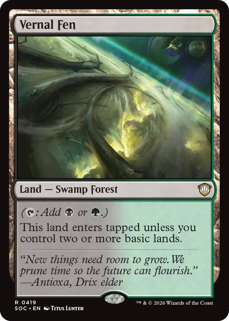 Image for Vernal Fen (419) [Secrets of Strixhaven] - Magic: The Gathering