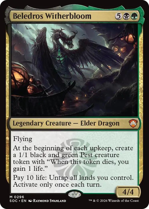 Image for Beledros Witherbloom (296) [Secrets of Strixhaven] - Magic: The Gathering