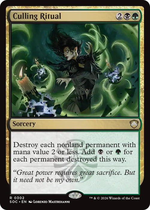 Image for Culling Ritual (302) [Secrets of Strixhaven] - Magic: The Gathering