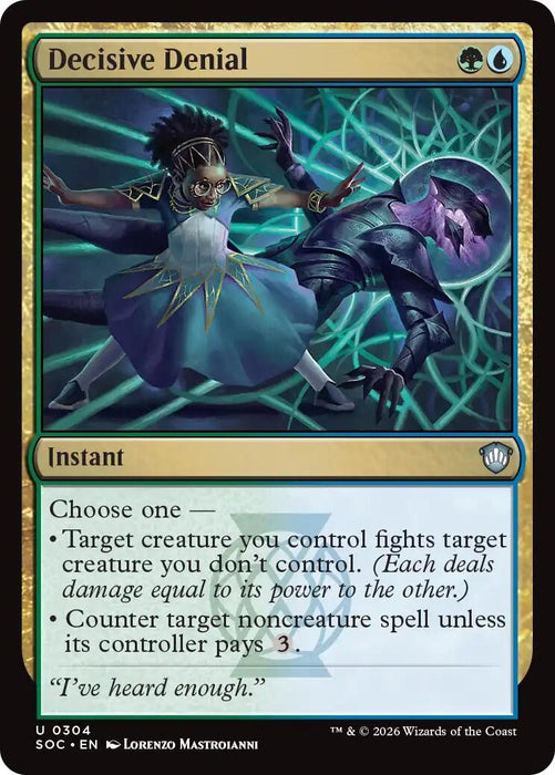 Image for Decisive Denial (304) [Secrets of Strixhaven] - Magic: The Gathering