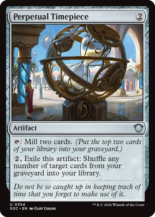 Image for Perpetual Timepiece (354) [Secrets of Strixhaven] - Magic: The Gathering