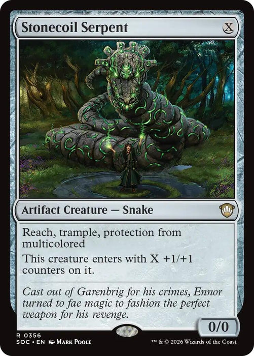 Image for Stonecoil Serpent (356) [Secrets of Strixhaven] - Magic: The Gathering