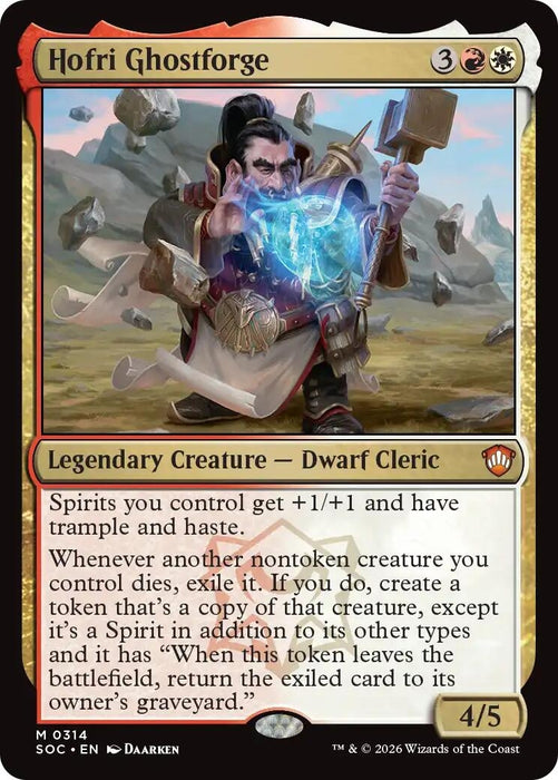 Image for Hofri Ghostforge (314) [Secrets of Strixhaven] - Magic: The Gathering