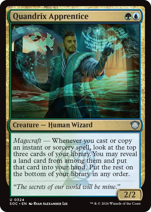 Image for Quandrix Apprentice (324) [Secrets of Strixhaven] - Magic: The Gathering